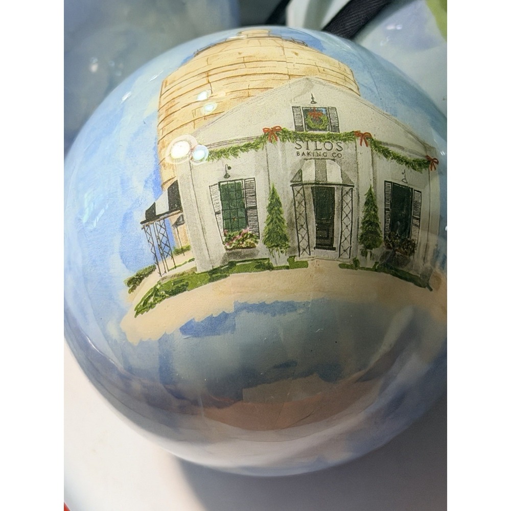 Magnolia Market  Waco TX Decoupage Ornaments Set of 7 Chip Joanna Gaines (P2892) - Picture 4 of 14